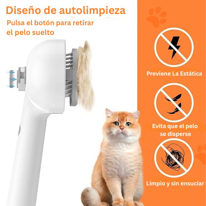 Cepillo de vapor para mascotas