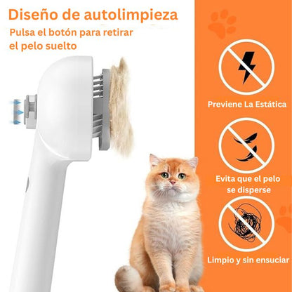 Cepillo de vapor para mascotas