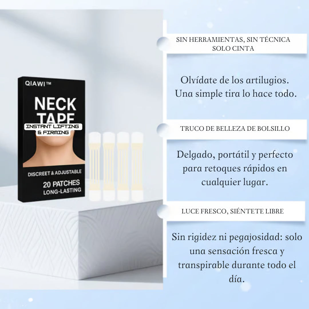 Adhesivo antiarrugas y antiflacidez para lifting de cuello 🇪🇸
